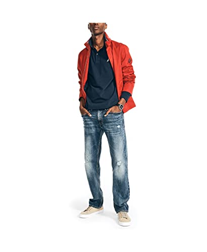 Nautica Men's Classic Fit Long-Sleeve Deck Polo2