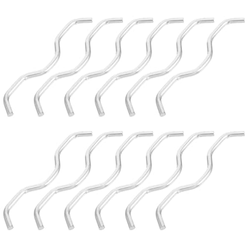 Crochets de trampoline en acier Gatuida | Lot de 12 boucles triangulaires et connecteurs W
