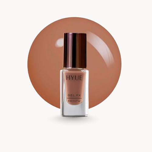 Image of HYUE Gel FX Nail Paint | Cobblestone Street | 8ml | Ultra-Glossy Finish | 14-Day Long-Lasting Wear | Quick-Dry & Chip-Resistant | Vegan & Paraben-Free | No UV Needed | 33 Rich Salon-Quality Shades