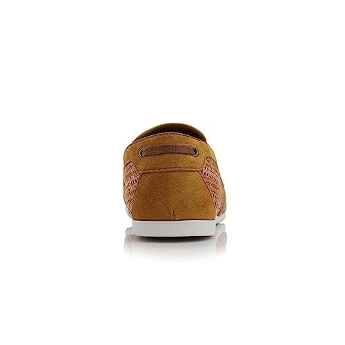 Image of Ferro Aldo Men's Slip-On Loafers | Woven Espadrille & Classic Styles | Casual & Formal Dress Shoes