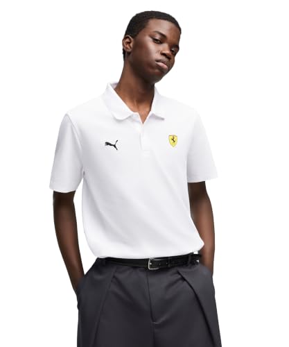 PUMA Scuderia Ferrari F1 Herren Classic Polo - Weiß - Größe: M – Ansicht 1