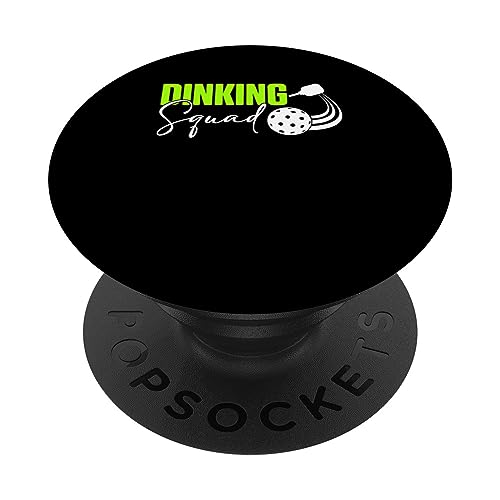 Pickle Ball Pickleball Kitchen PopSockets Swappable PopGrip, Black