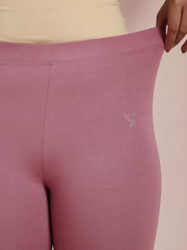 Image of TWIN BIRDS Tailored Cut and Classic Fit Super Stretchable Elastane Fabric Churidar Leggings for Women