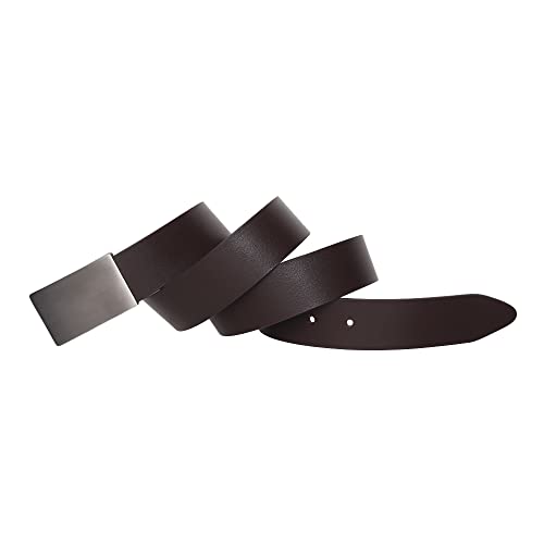 Image of USL Formal /Casual Black Tan Brown Color Genuine Leather Belts For Men (34, Black)