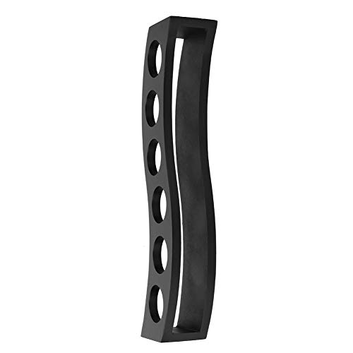 Organizador de copas para 6 botellas de madera negro miniatura 7