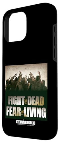 Coque iPhone 16 Pro Max The Walking Dead Fight The Dead rigide noire - 2