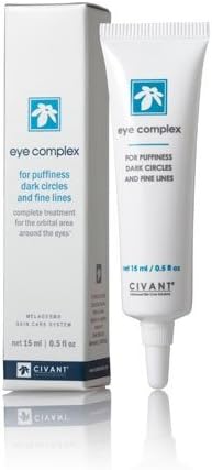 Meladerm -Eye Complex for Puffiness, Dark Circles & Fine Lines -Civant Skin Care 0.5 Fl.oz