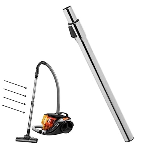 ALGOMAS® Tubo aspiradora 32mm de diámetro - Extensible - Acero inoxidable - Adaptable a todas las marcas con 32mm de diametro en el tubo