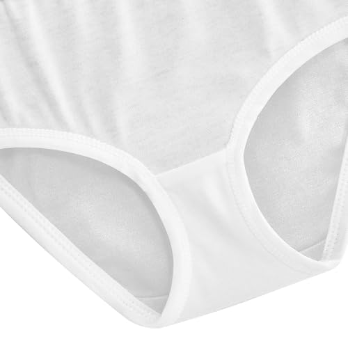 Silver Gray Girls' Cotton Brief Underwear, Toddler Girl Underwear4