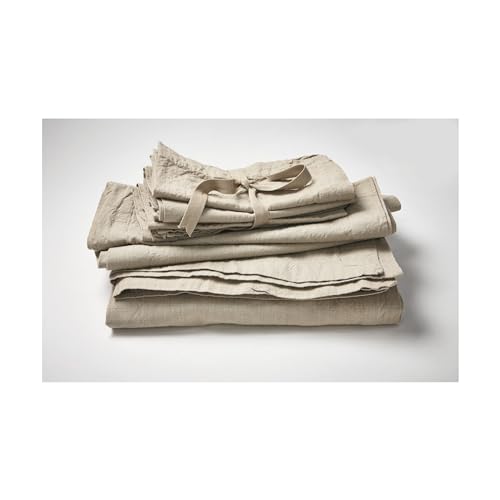 Servilletas de Tela Tag Threads Slub Set 4 Sand Brown miniatura 4