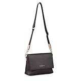 Bugatti Ella Handtasche Damen Klein - Kunstleder Tasche, Damenhandtasche Schultertasche – Braun