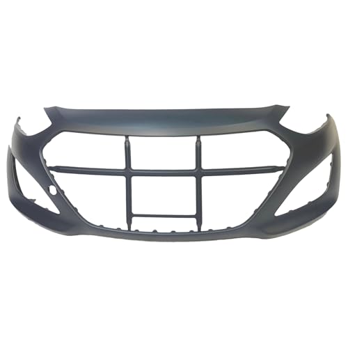 Image of FitParts Compatible with Hyundai Elantra 2013-2017 Front Bumper Cover | CAPA Certified, Primed, With Fog Light Holes, Hatchback, Ready to Paint, OEM 86511A5000, HY1000196