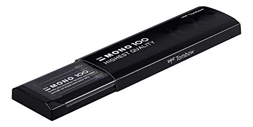 Image of Tombow MONO 100 Graphite Pencil, 1 doz. /Plastic Case, 3B