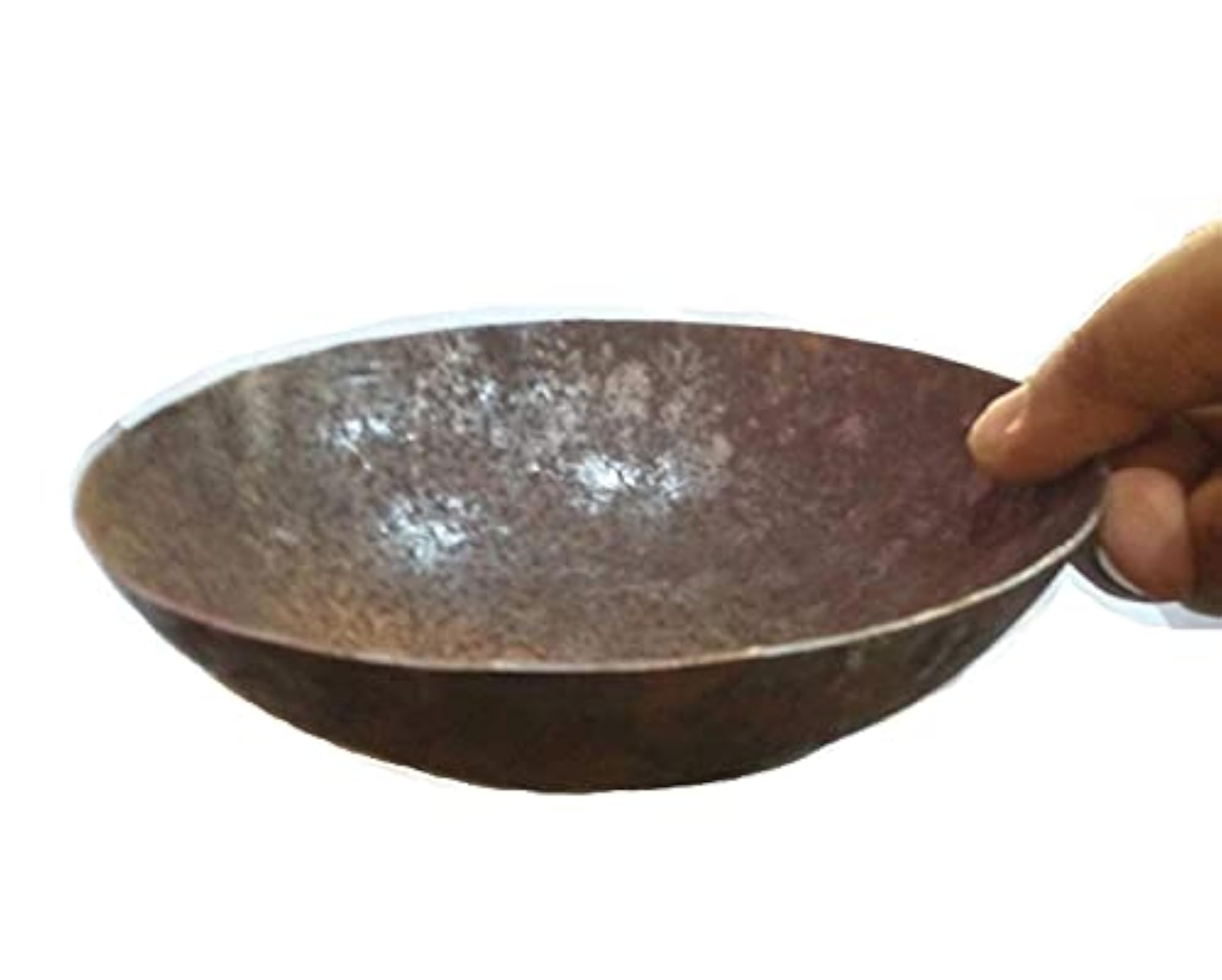 Medium Pure Iron Unpolished Rusted Bowl for Henna Mehendi Paste
