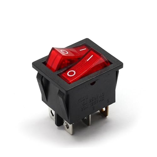 Interruptor basculante Kcd4 de dos vías, ideal para reparar lámparas y aparatos de 220V en casa