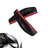 Ferianl 2PCS Car Rear View Mirror Rain Eyebrows, Waterproof Auto Side Mirror Rain Guard, Universal Rearview Mirrors Cover, Car Exterior Accessories for SUV, Sedan, Truck