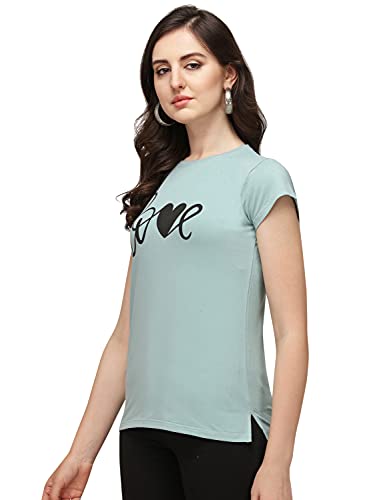 Image of DHRUVI TRENDZ Women Tops | T Shirt for Women | Tops for Jeans for Women | Western Tops for Women Stylish | T-Shirt for Women