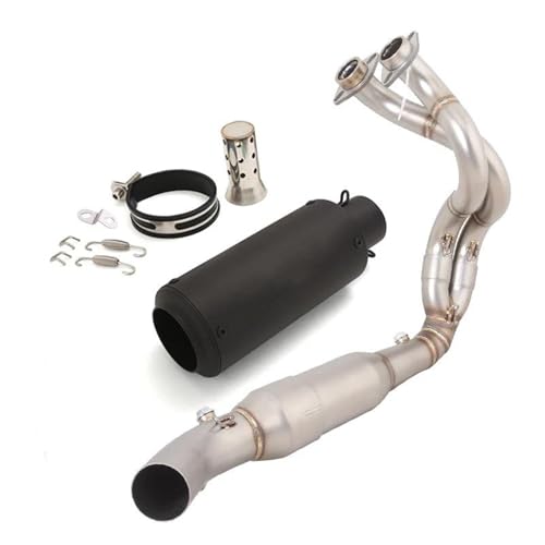 Échappement moto sans lacet résistant à la rouille pour Ninja650 et Z650