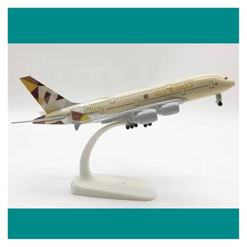 Modelo de avión A380 Airbus de aleación de 20cm coleccionable 4