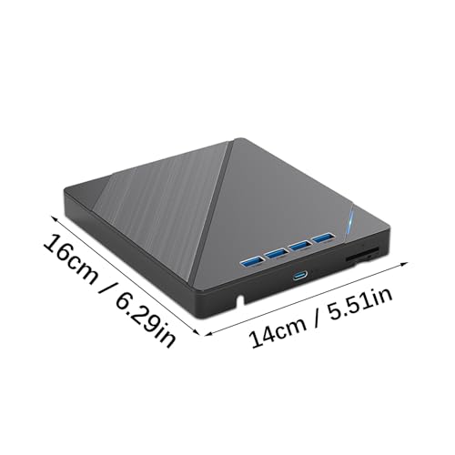 Unidad externa quemadora múltiple USB 3.0 para CDs y DVDs miniatura 5