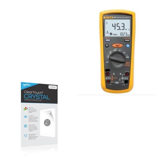 BoxWave Screen Protector Compatible with Fluke 1577 - ClearTouch Crystal (2-Pack), HD Film Skin - Shields from Scratches