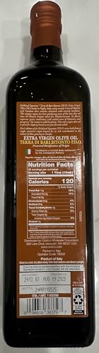 Kirkland Extra Virgin Olive Oil Terra Di Bari Bitonto P.D.O. From Italy 1 Liter image 4