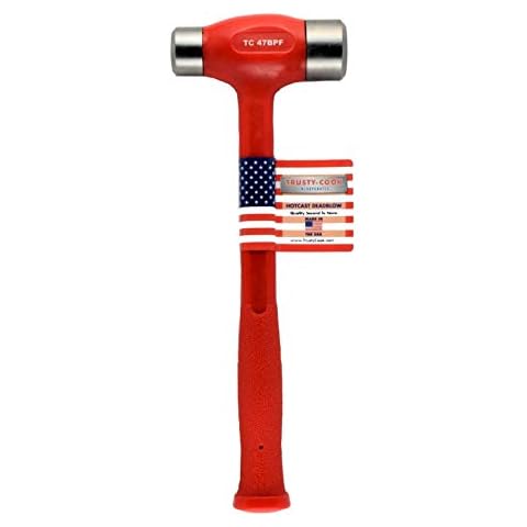 Trusty-Cook Flat-Flat Ball Peen Dead Blow Hammer 47oz Cover
