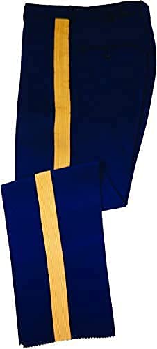 US Army Men's ASU Dress Blues Braided Service Uniform Trousers/Pants/Slacks NCO/Officers 42R, Blue, 42 Regular2