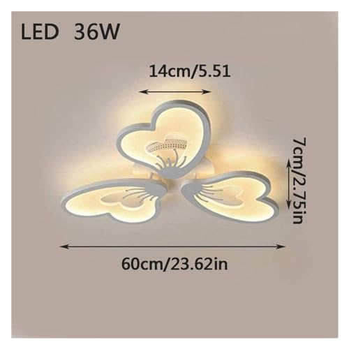 Plafond LED dimmable pour apaiser l'éclairage de chambre à coucher