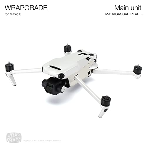 Image of WRAPGRADE Full Skin Stickers for DJI Mavic 3 / Mavic 3 Classic (Madagascar Pearl)