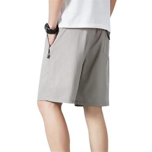 Short d'été en coton homme au style décontracté avec 5 poches pratiques