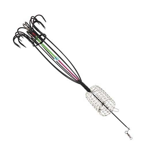 UKCOCO 1Pc Fishing Bait Cage Durable Lure for Outdoor Fishing Portable Lightweight Bait Basket with Strong Hook for Catching for Fishing Enthusiasts