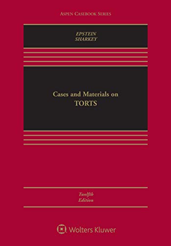 Cases and Materials on Torts (Aspen Casebook Series) (English Edition) Livre PDF Gratuit