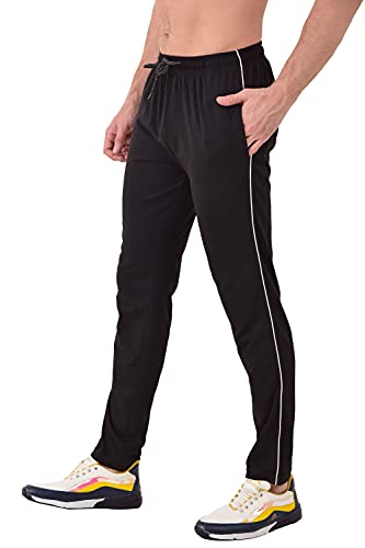 Image of Cotton Track Pant for Men | Lower for Man | Comfortable Lower Men with Zip Pocket for Gym, Sports & Casual Wear