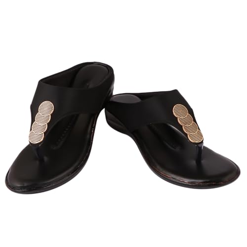 Image of Women's Fashion Sandal | Faux Leather, Comfortable & Stylish Wedges | Ideal for Casual & Formal
