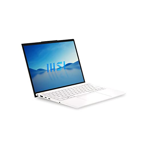Image of msi Prestige 13 EVO 13.3 inch FHD+ Laptop: Intel Core i5-1240P, Intel Iris Xe, 16GB DDR4, 512GB NVMe SSD, Thunderbolt 4, HDMI, MicroSD Card Reader, Win 11 Home: Pure White A12M-070US
