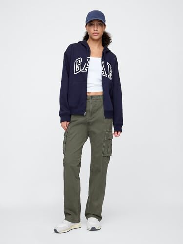 GAP Women's Logo Hoodie Hooded Full Zip Sweatshirt3