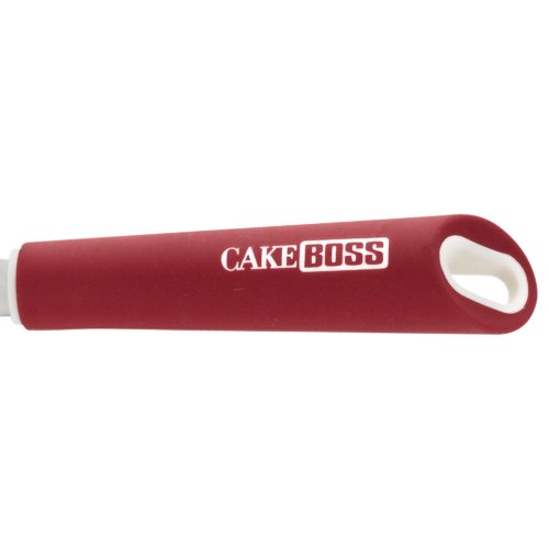 Cake Boss 59403 Stainless Steel Tools and Gadgets Pastry Wheel, Small, Red