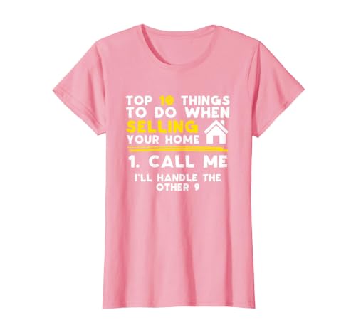 Real Estate Agent Call Me T-Shirt, Women, Pink, XX-Large