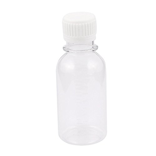 Aexit 100ml Clear Bottles & Jars Plastic Seal Reagent Bottle Chemical Graduation Centrifuge Bottles Sample Bottle