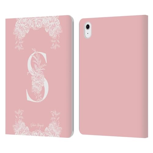 Étui portefeuille iPad Air 2020 Nature Magick Lettre S monogramme idée cadeau personnalisée