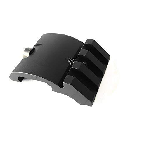 FIRECLUB Ultra Low Profile Offset Picatinny Mount 45 Degree 20mm Side Black for Scope Mangifiers, Flashlights Black