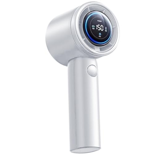 YUGSHNKFC Ventilador portátil, velocidad (1-150) ajustable 5000mAh/8000mAh ventilador recargable con pantalla digital