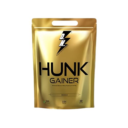 Image of HUNK GAINER - MANGO - 1 KG (1 Kg, Mango)
