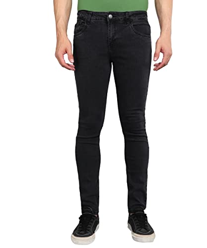 Image of Urbano Fashion Men's Regular Fit Mid Rise Washed Jeans Stretchable
