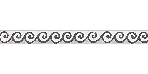 A.S. Création Frise murale autocollant Stick Ups 2 noir blanc 5,00 m x 0,05 m 303461