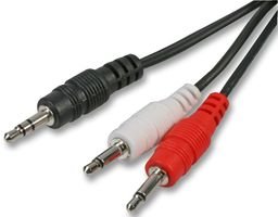Tk9k - 3,5 mm ST PLUG a 2 x 3,5 spine 3 m