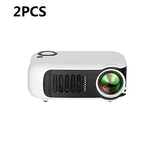LCD HD 1080P Projektor Eingebauter Lautsprecher 800 Lumen Mini Tragbarer LED Video Beamer Unterstützung Energienbank HDMI/TF/IR/USB Für
