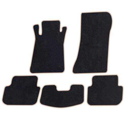 Tapis voiture Benz GLK 2 portes W209 protection intégrale de sol beige