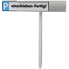 Parkschild Halterung (Pfosten, einschieben, Parkschild Halterung)